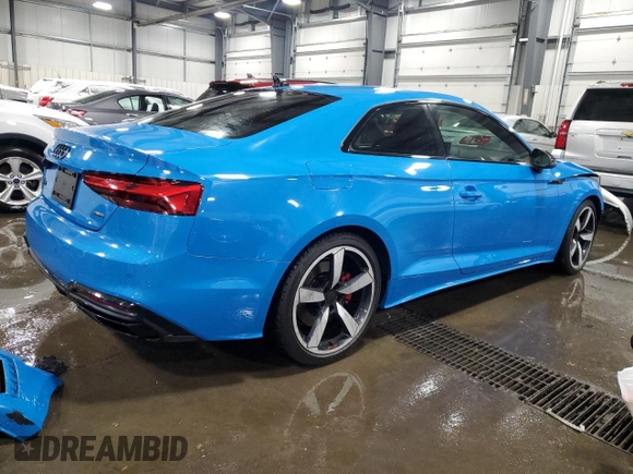 2022 Audi A5 S line Premium Plus z VIN WAUTAAF55NA018589, wystawiony jako Copart lot #85519824 z przebiegiem 29 752 mil mil oraz Szkoda całkowita • Salvage title. Historia ofert i sprzedaży dostępna na DreamBid. Obrazek 3.