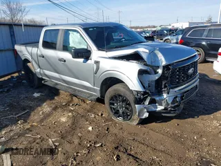 2024 Ford F-150 STX with VIN 1FTFW2L54RKE48691, listed as a IAAI auction lot 41554175 with 6,781 mi miles and . Bid and sale history available at carsss.com. Image 1.