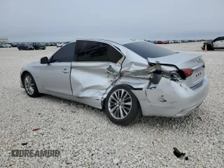 2020 Infiniti Q50 Luxe with VIN JN1EV7AP9LM207806, listed as a Copart auction lot 46036605 with 45,301 mi miles and Salvage Title. Bid and sale history available at DreamBid. Image 2.