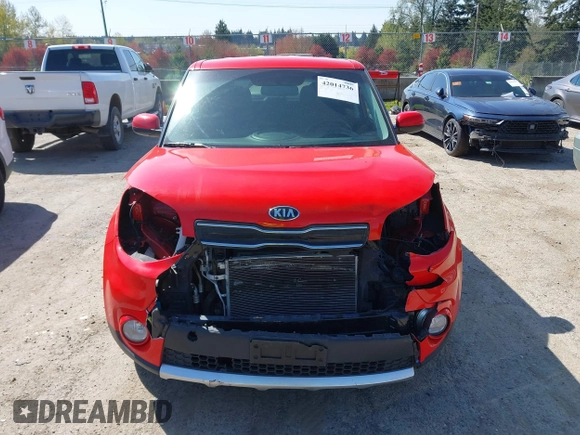 2018 Kia Soul + with VIN KNDJP3A56J7562327, listed as a IAAI auction lot 42014736 with 34,260 mi miles. Bid and sale history available at carsss.com. Image 13.