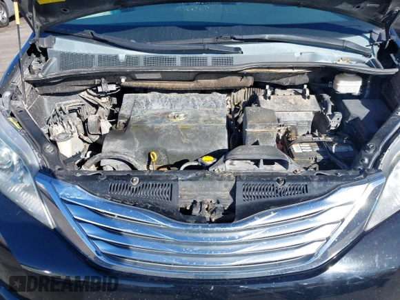 2012 Toyota Sienna XLE AAS with VIN 5TDYK3DC5CS268322, listed as a IAAI auction lot 41515422 with 218,201 mi miles and . Bid and sale history available at DreamBid. Image 10.