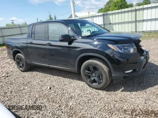 2024 Honda Ridgeline Black Edition with VIN 5FPYK3F8XRB028731, listed as a Copart auction lot 58711475 with 7,775 mi miles and Salvage title. Bid and sale history available at DreamBid. Image 4.