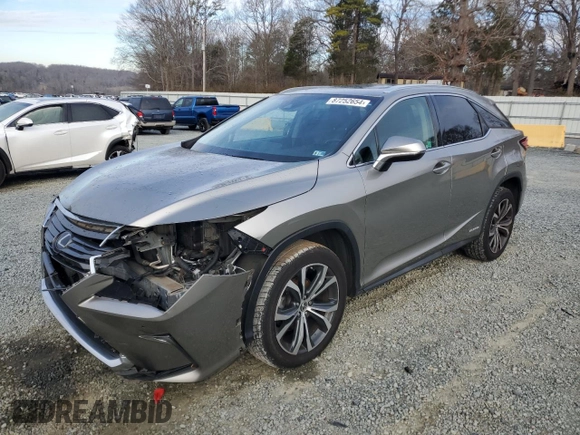 2018 Lexus RX with VIN 2T2BGMCA5JC026368, listed as a Copart auction lot 87252654 with 84,798 mi miles and Salvage Title. Bid and sale history available at carsss.com. Image 1.