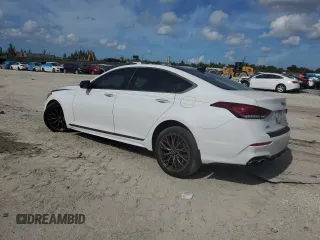 2019 Genesis G80 3.3T Sport with VIN KMTFN4JB5KU305560, listed as a Copart auction lot 64960634 with 57,017 mi miles and Non Repairable. Bid and sale history available at carsss.com. Image 2.