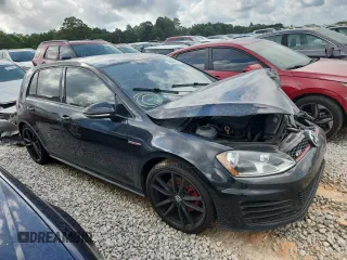 2017 Volkswagen GTI S with VIN 3VW4T7AU6HM015322, listed as a Copart auction lot 58606415 with 104,316 mi miles and Salvage title. Bid and sale history available at DreamBid. Image 4.