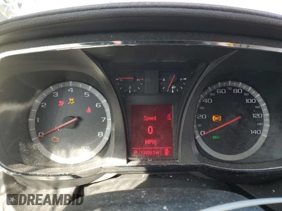 2012 GMC Terrain SLE-2 with VIN 2GKFLSE57C6118421, listed as a Copart auction lot 53557805 with 134,861 mi miles and Non Repairable. Bid and sale history available at carsss.com. Image 9.