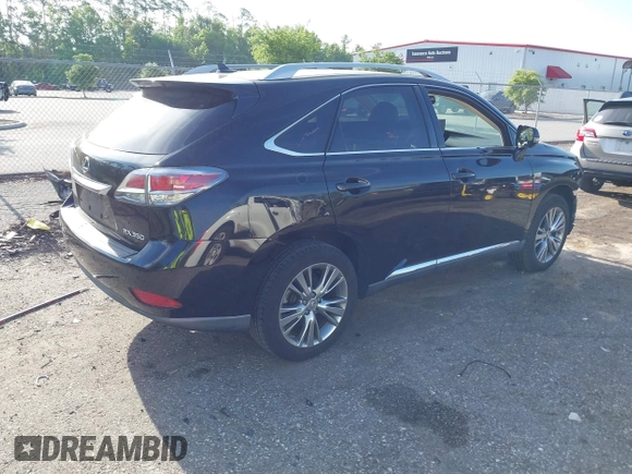 2013 Lexus RX 350 with VIN 2T2ZK1BA9DC116253, listed as a IAAI auction lot 42097417 with 115,765 mi miles and . Bid and sale history available at DreamBid. Image 4.