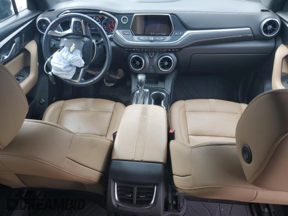 2019 Chevrolet Blazer Premier с VIN 3GNKBFRS7KS691329, выставлен на аукционе Copart как лот 70900504 с пробегом 47 706 миль миль и Списание • Salvage title. История ставок и продаж доступна на DreamBid. Изображение 8.