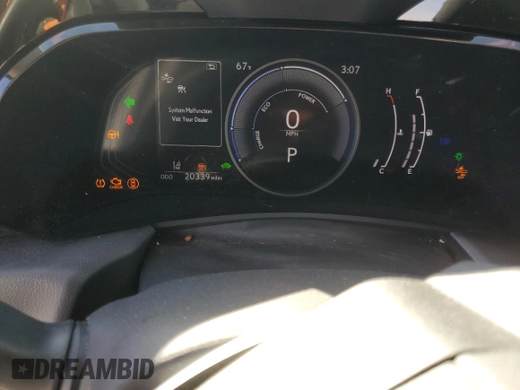 2022 Lexus NX 350h Premium z VIN 2T2GKCEZ7NC004590, wystawiony jako Copart lot #47882885 z przebiegiem 20 339 mil mil oraz Szkoda całkowita • Salvage title. Historia ofert i sprzedaży dostępna na DreamBid. Obrazek 9.