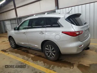 2014 Infiniti QX60 with VIN 5N1AL0MN7EC542232, listed as a Copart auction lot 52724485 with 157,682 mi miles and Salvage title. Bid and sale history available at DreamBid. Image 2.