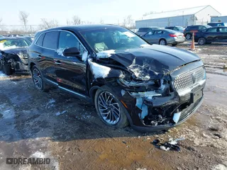 2019 Lincoln Nautilus Reserve with VIN 2LMPJ6LP1KBL36698, listed as a IAAI auction lot 41579261 with 109,994 mi miles. Bid and sale history available at carsss.com. Image 1.