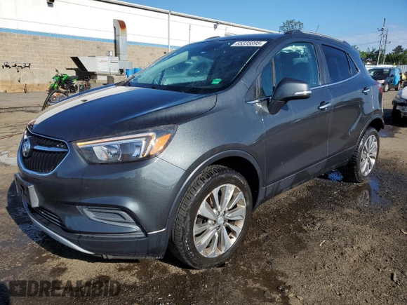 2017 Buick Encore Preferred z VIN KL4CJASB5HB238998, wystawiony jako Copart lot #65335895 z przebiegiem 120 573 mil mil oraz Szkoda całkowita • Salvage title. Historia ofert i sprzedaży dostępna na DreamBid. Obrazek 1.