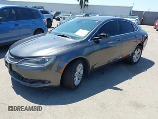 2016 Chrysler 200 Limited with VIN 1C3CCCAB8GN180125, listed as a IAAI auction lot 41971782 with 63,026 mi miles and . Bid and sale history available at carsss.com. Image 18.