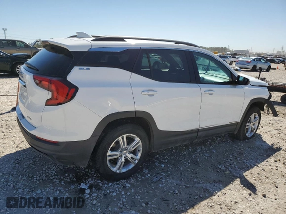 2020 GMC Terrain SLE with VIN 3GKALTEV2LL301902, listed as a Copart auction lot 47677615 with 117,068 mi miles and Salvage Title. Bid and sale history available at DreamBid. Image 3.