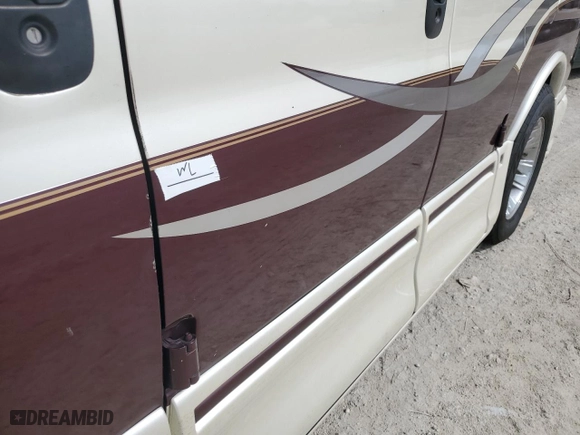 2005 GMC Savana Cargo Van YF7 Upfitter with VIN 1GDFG15T351246441, listed as a Copart auction lot 76742774 with 0 mi miles and Salvage Title. Bid and sale history available at carsss.com. Image 13.