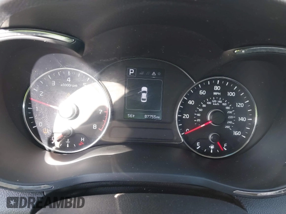 2018 Kia Forte LX with VIN 3KPFL4A73JE170771, listed as a IAAI auction lot 41809290 with 87,755 mi miles. Bid and sale history available at carsss.com. Image 7.