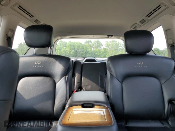 2012 Infiniti QX56 7-passenger z VIN JN8AZ2NE3C9019463, wystawiony jako Copart lot #60889765 z przebiegiem 171 732 mil mil oraz Czysty tytuł • Clean title. Historia ofert i sprzedaży dostępna na DreamBid. Obrazek 10.