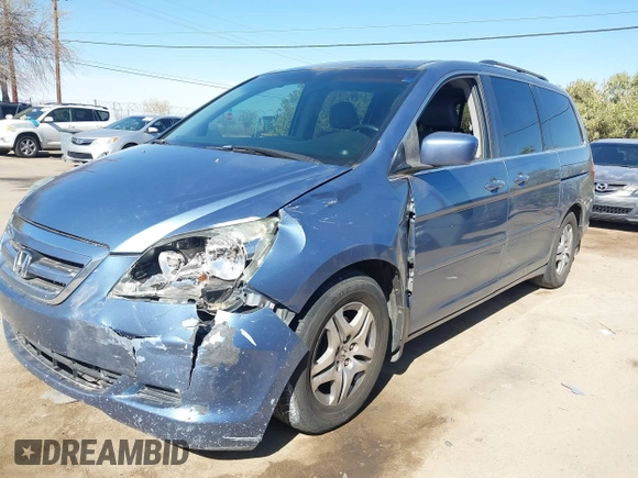 2006 Honda Odyssey EX-L with VIN 5FNRL38796B099851, listed as a IAAI auction lot 41555109 with 154,707 mi miles and . Bid and sale history available at DreamBid. Image 18.