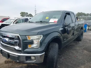 2015 Ford F-150 XL with VIN 1FTEX1CP1FFB64492, listed as a IAAI auction lot 41781913 with 195,516 mi miles. Bid and sale history available at carsss.com. Image 6.