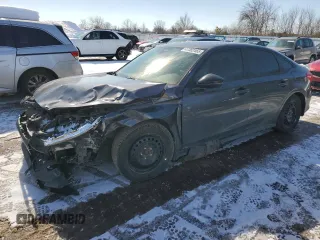 2022 Honda Civic Sedan Sport with VIN 2HGFE2F57NH119016, listed as a Copart auction lot 47382465 with 91,397 mi miles and Salvage Title. Bid and sale history available at carsss.com. Image 1.