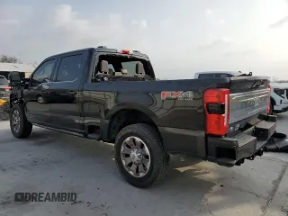 2024 Ford Super Duty F-250 SRW XL with VIN 1FT8W2BTXRED69906, listed as a Copart auction lot 47648225 with 7,381 mi miles and Salvage Title. Bid and sale history available at carsss.com. Image 2.