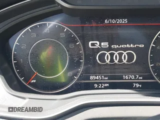 2019 Audi Q5 Premium Plus with VIN WA1BNAFY7K2079343, listed as a IAAI auction lot 42434039 with 89,451 mi miles and . Bid and sale history available at DreamBid. Image 15.