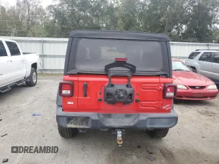 2021 Jeep Wrangler Sport with VIN 1C4GJXAG8MW788027, listed as a Copart auction lot 85940584 with 42,401 mi miles and Salvage Title. Bid and sale history available at DreamBid. Image 6.