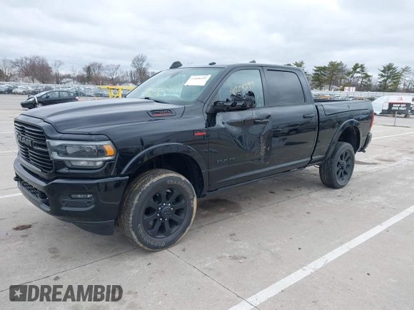 2019 Ram 2500 Laramie with VIN 3C6UR5FJ6KG574757, listed as a IAAI auction lot 41808297 with 33,981 mi miles. Bid and sale history available at carsss.com. Image 18.