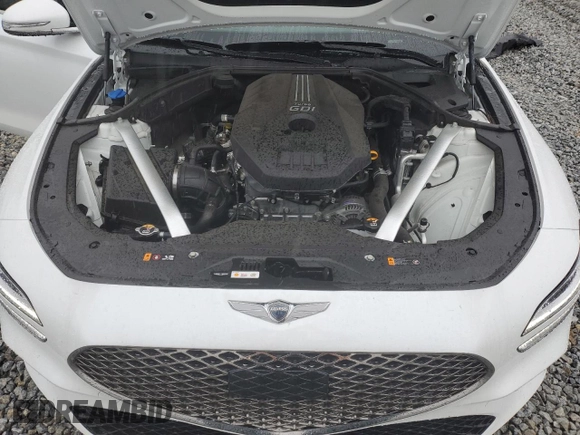 2023 Genesis G70 2.0T with VIN KMTG34TA5PU134136, listed as a Copart auction lot 80513584 with 12,567 mi miles and Salvage Title. Bid and sale history available at DreamBid. Image 11.