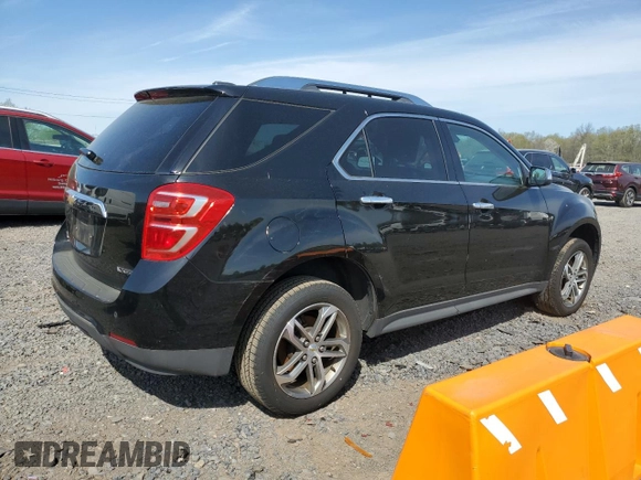 2017 Chevrolet Equinox Premier with VIN 2GNALDEK1H6165546, listed as a Copart auction lot 54085725 with 138,571 mi miles and Clean Title. Bid and sale history available at carsss.com. Image 3.