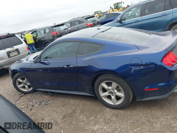 2019 Ford Mustang EcoBoost with VIN 1FA6P8TH8K5185349, listed as a IAAI auction lot 41554974 with 30,023 mi miles and . Bid and sale history available at carsss.com. Image 14.