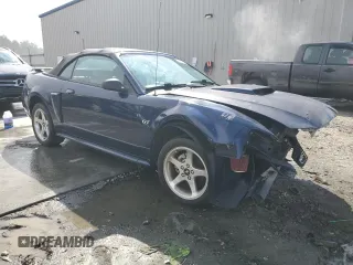 2003 Ford Mustang GT Deluxe with VIN 1FAFP45X23F332063, listed as a Copart auction lot 47384245 with 168,656 mi miles and Salvage Title. Bid and sale history available at carsss.com. Image 4.