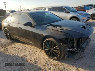 2019 Audi A6 Prestige with VIN WAUM2AF20KN053262, listed as a Copart auction lot 47344665 with 107,428 mi miles and Salvage title. Bid and sale history available at DreamBid. Image 4.