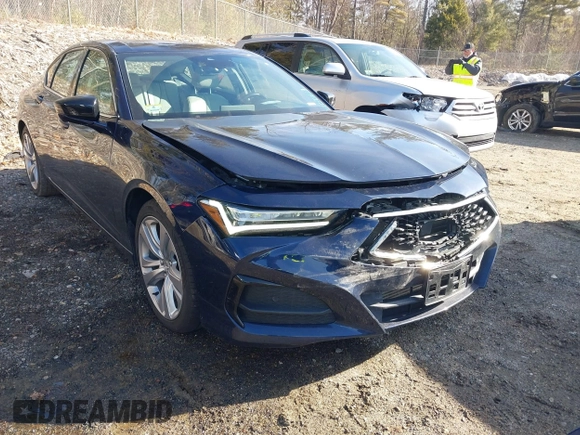 2021 Acura TLX Technology with VIN 19UUB5F48MA010750, listed as a IAAI auction lot 41779356 with 40,669 mi miles and . Bid and sale history available at DreamBid. Image 6.