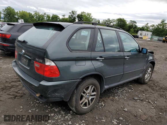 2006 BMW X5 3.0i with VIN 5UXFA13586LY43146, listed as a Copart auction lot 66535094 with 183,785 mi miles and Salvage Title. Bid and sale history available at carsss.com. Image 3.
