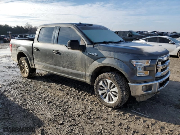 2016 Ford F-150 XLT with VIN 1FTEW1EF1GFD20720, listed as a Copart auction lot 45160935 with 185,825 mi miles and Salvage Title. Bid and sale history available at carsss.com. Image 4.