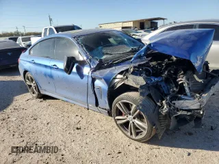 2015 BMW 4 Series 435i xDrive with VIN WBA4B3C56FGV48845, listed as a Copart auction lot 86089704 with 54,626 mi miles and Salvage Title. Bid and sale history available at DreamBid. Image 4.