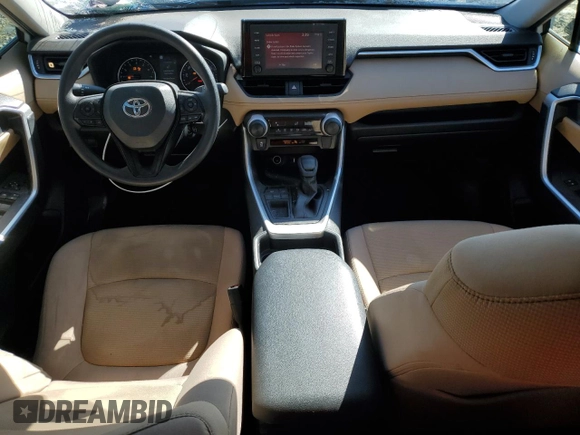 2019 Toyota RAV4 LE with VIN JTMH1RFV5KD501632, listed as a Copart auction lot 47646055 with 64,413 mi miles and Salvage Title. Bid and sale history available at carsss.com. Image 8.