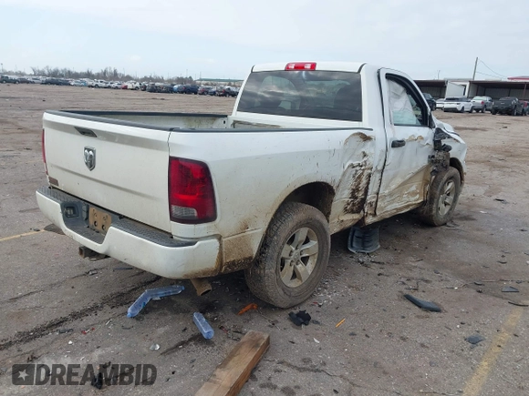 2018 Ram 1500 Tradesman with VIN 3C6JR6AG2JG158109, listed as a IAAI auction lot 41456891 with 102,851 mi miles and . Bid and sale history available at DreamBid. Image 4.