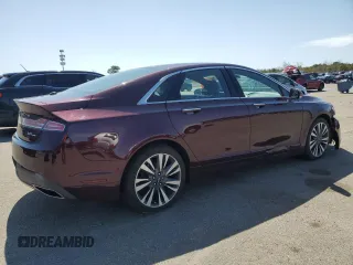 2017 Lincoln MKZ Reserve with VIN 3LN6L5F93HR664143, listed as a Copart auction lot 50937385 with 114,339 mi miles and Salvage Title. Bid and sale history available at DreamBid. Image 3.