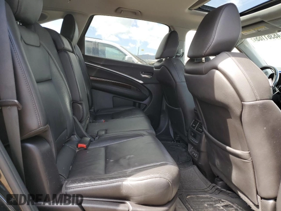 2017 Acura MDX w/Technology Pkg with VIN 5FRYD4H59HB023934, listed as a Copart auction lot 48361165 with 65,083 mi miles and Salvage Title. Bid and sale history available at carsss.com. Image 11.