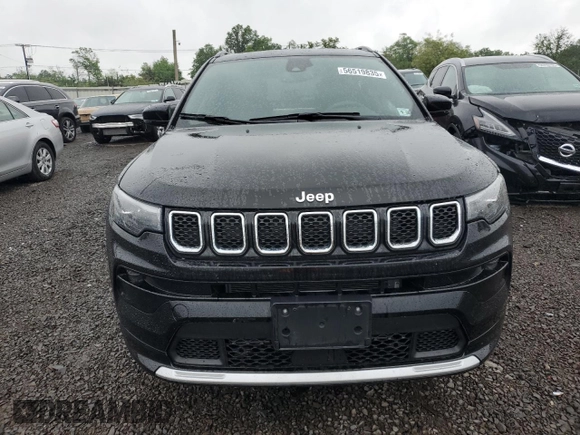 2023 Jeep Compass Limited with VIN 3C4NJDCNXPT521452, listed as a Copart auction lot 56519835 with 10,459 mi miles and Salvage title. Bid and sale history available at DreamBid. Image 5.