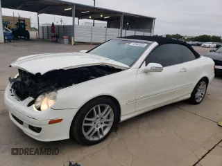 2008 Mercedes-Benz CLK 350 with VIN WDBTK56F88F252456, listed as a Copart auction lot 72947024 with 96,756 mi miles and Salvage Title. Bid and sale history available at DreamBid. Image 1.