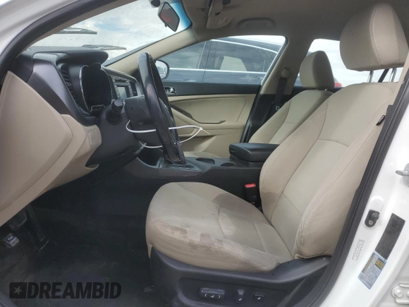 2013 Kia Optima LX with VIN KNAGM4AD1D5040492, listed as a Copart auction lot 77559034 with Not Provided miles and Salvage Title. Bid and sale history available at DreamBid. Image 7.