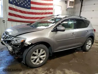 2012 Nissan Murano LE with VIN JN8AZ1MW0CW218749, listed as a Copart auction lot 88543305 with 106,707 mi miles and Salvage Title. Bid and sale history available at carsss.com. Image 1.
