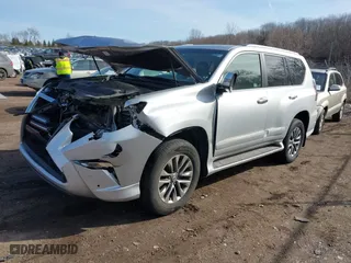 2017 Lexus GX with VIN JTJJM7FX3H5162464, listed as a IAAI auction lot 41774599 with 98,097 mi miles. Bid and sale history available at carsss.com. Image 2.