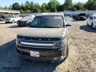 2015 Ford Flex Limited with VIN 2FMHK6D87FBA01990, listed as a Copart auction lot 76057924 with 101,090 mi miles and Salvage Title. Bid and sale history available at carsss.com. Image 12.
