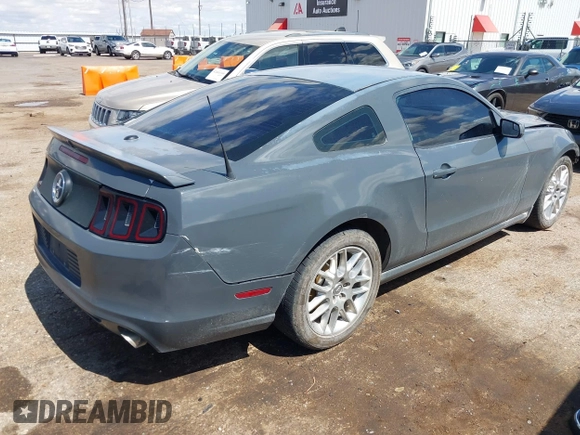 2013 Ford Mustang V6 with VIN 1ZVBP8AM0D5207837, listed as a IAAI auction lot 42464194 with 171,916 mi miles and . Bid and sale history available at DreamBid. Image 4.