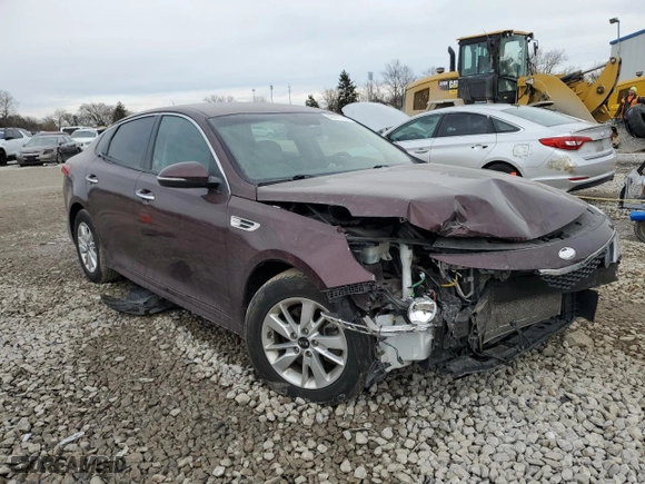 2018 Kia Optima LX with VIN 5XXGT4L38JG237547, listed as a Copart auction lot 46471335 with 133,051 mi miles and Salvage Title. Bid and sale history available at carsss.com. Image 4.