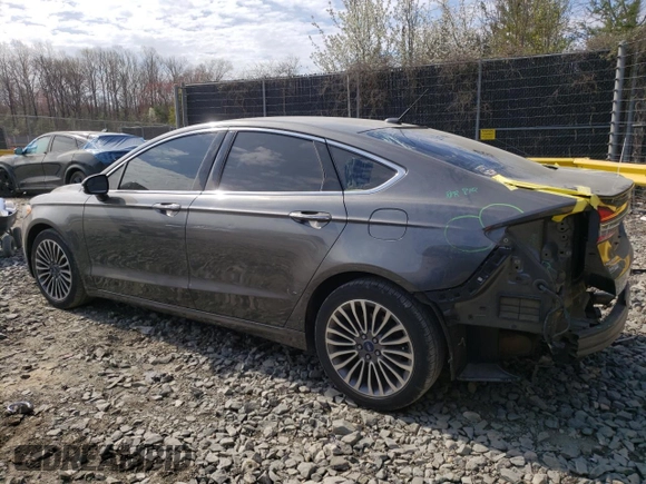 2017 Ford Fusion SE with VIN 3FA6P0HD0HR194186, listed as a Copart auction lot 50779665 with 110,448 mi miles and Salvage Title. Bid and sale history available at DreamBid. Image 2.